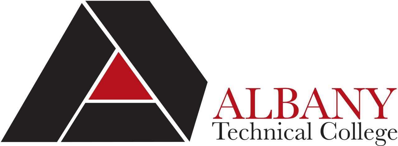Albany Technical College Logo - Triangle (1280x469), Png Download