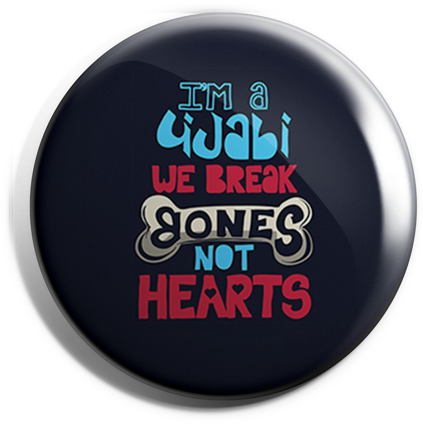 We Are Punjabi Button Badge - Circle (1500x1500), Png Download