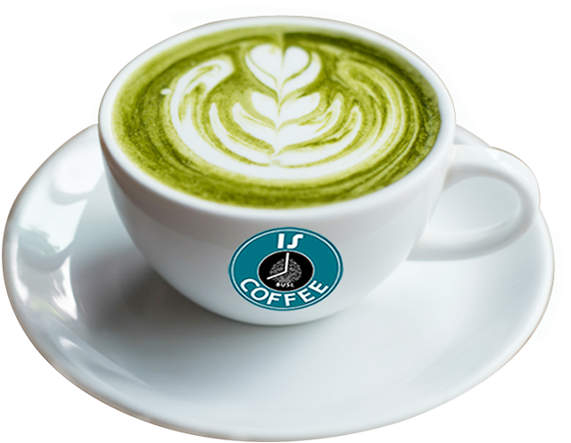 Hot Macha Green Tea Latte - Matcha Turmeric Golden Latte (800x800), Png Download