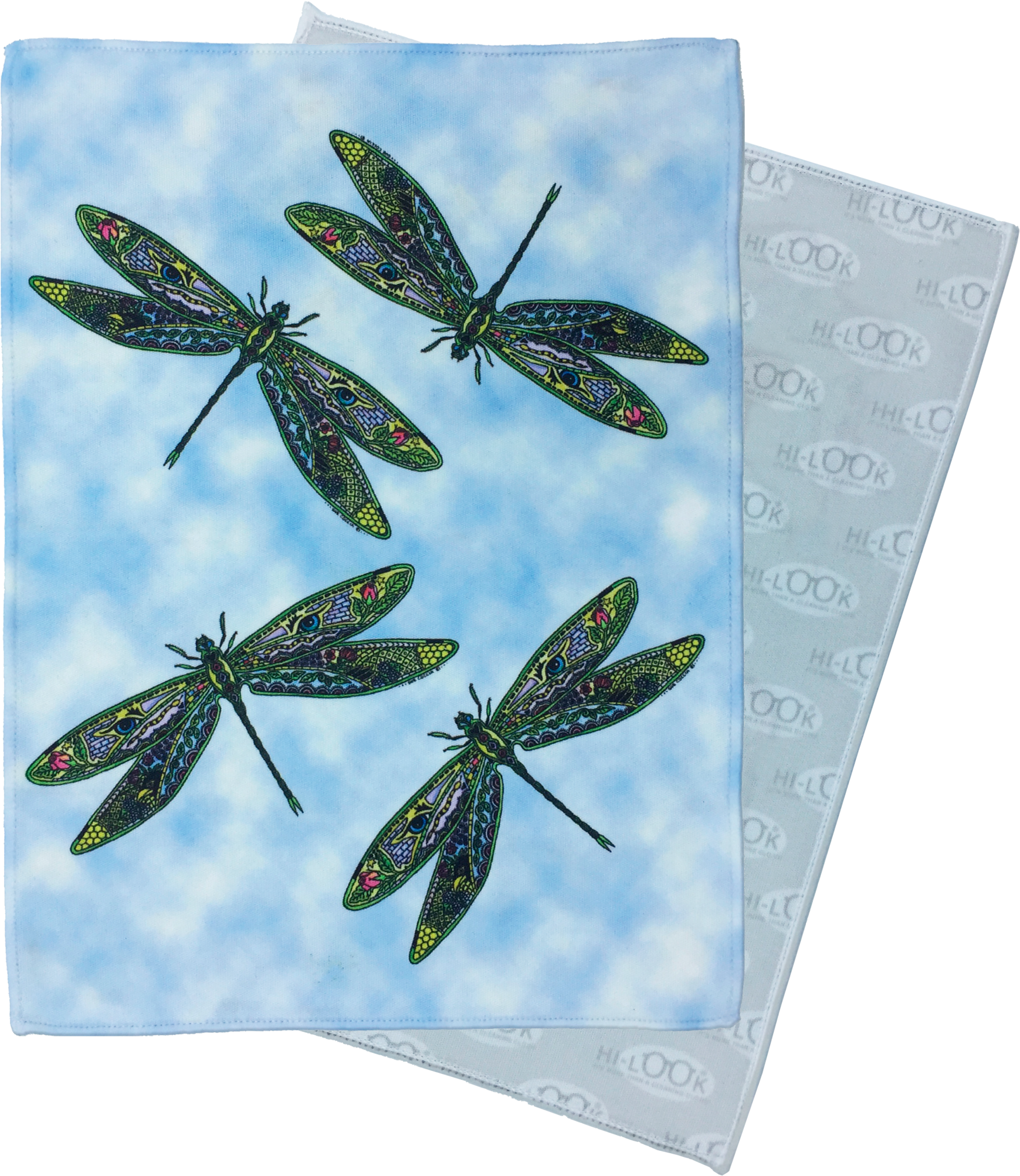 Dragonflies Microfiber Cleaning Cloth - Dragonflies And Damseflies (1815x2048), Png Download