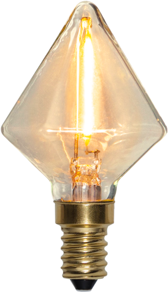 Led Lamp E14 Soft Glow Dimmable - Diamant Lamp Led (600x600), Png Download