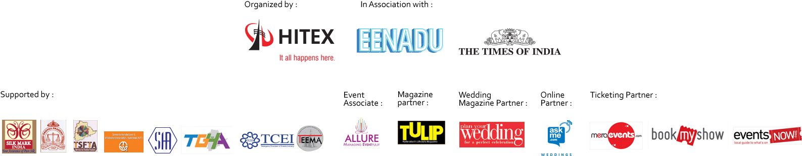India Wedding Show - Bookmyshow (1587x327), Png Download