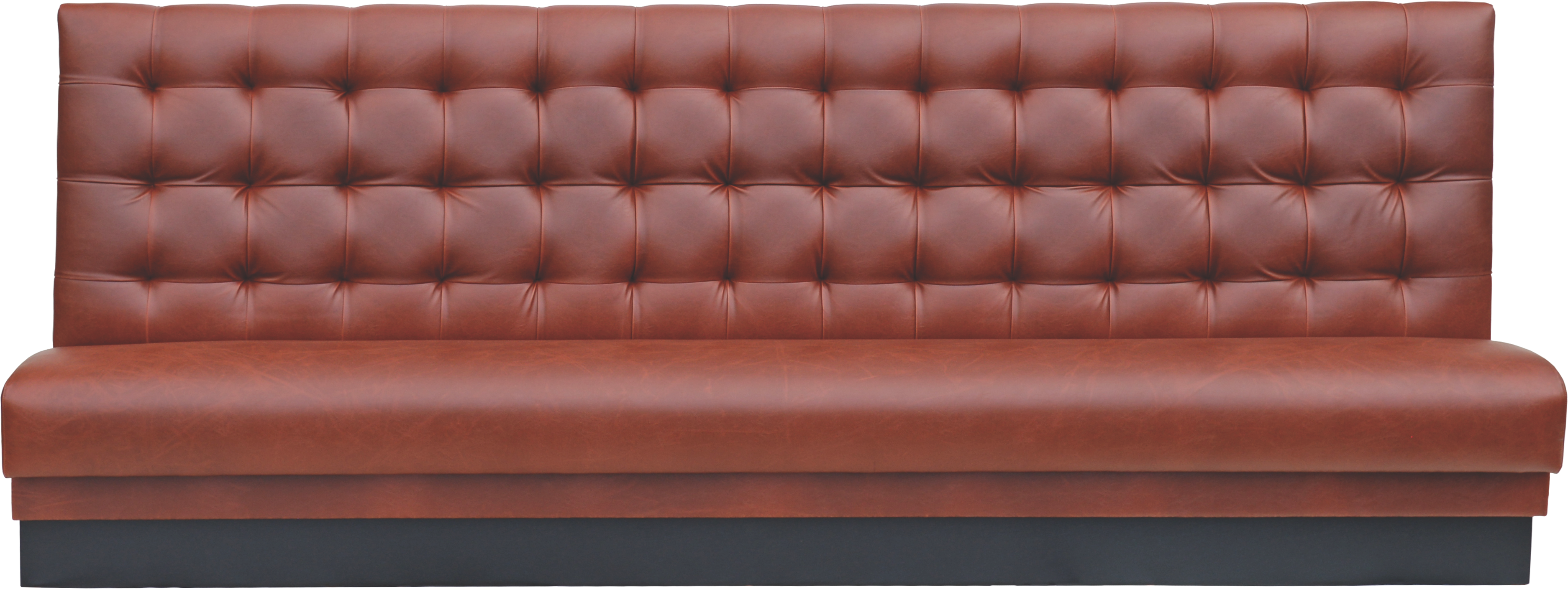 8336-42 Banquette - Square Tufted Banquette (3928x1684), Png Download