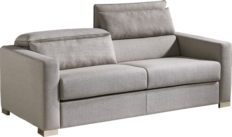 Divani Casa Norfolk Modern Grey Fabric Sofa Bed - Studio Couch (800x474), Png Download