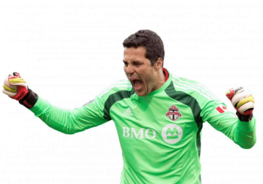 Free Png Download Julio Cesar Png Images Background - Goalkeeper (850x595), Png Download