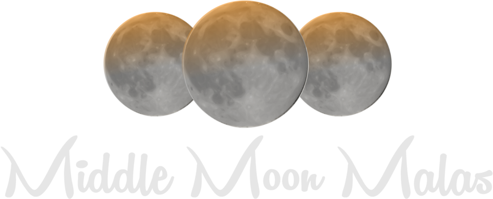 Middle Moon Malas - Moon (966x441), Png Download