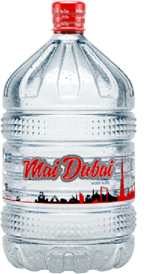 Mai Dubai Pure Drinking Water, 4 Gallon Bottle Disposable - Mai Dubai Water 5 Litre (650x650), Png Download