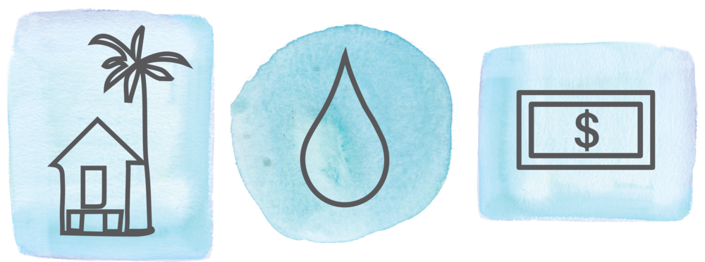 Water Png Transparent - Coin Purse (1000x372), Png Download