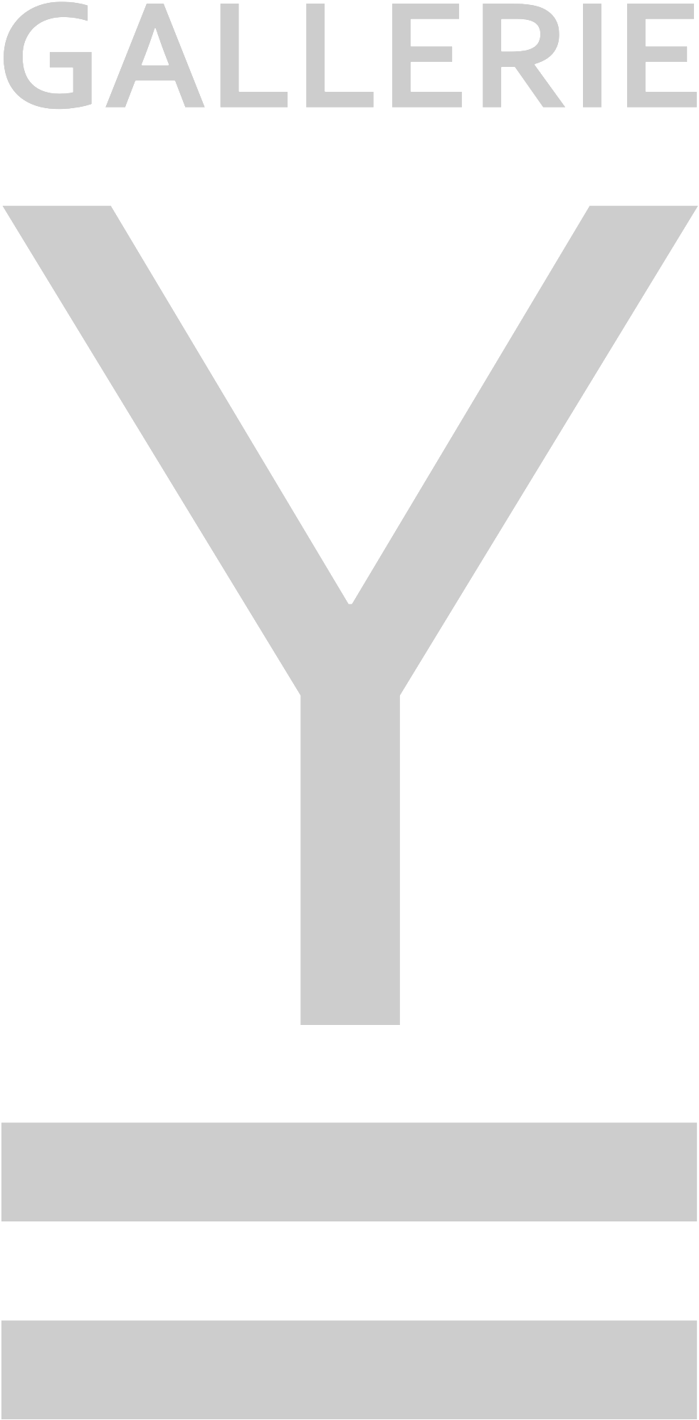 Gallerie Y Vertical Logo Grey (1000x2000), Png Download