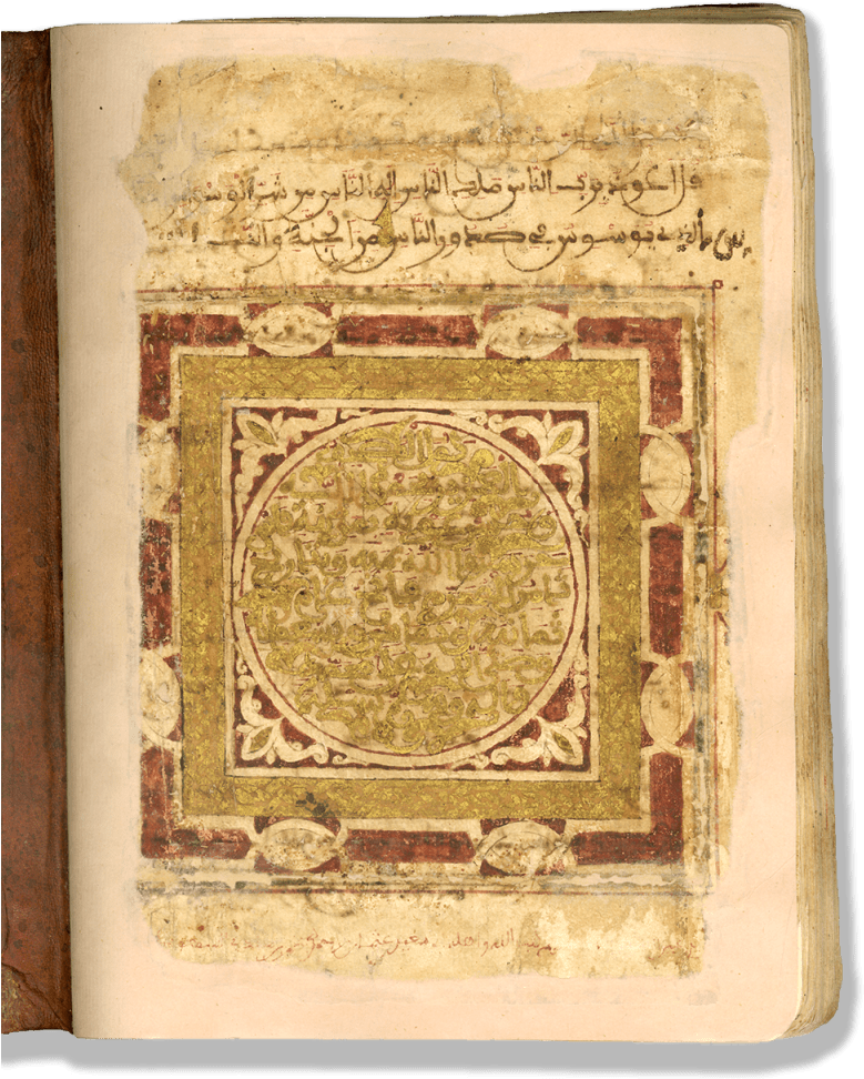 Section From A Qur'an - Visual Arts (800x1078), Png Download