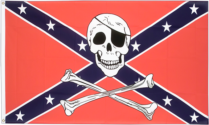 Usa Southern United States Pirate - Southern United States Flag (750x500), Png Download