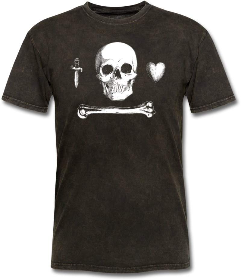 Stede Bonnet Pirate Flag Shirt - Shirt (1000x1000), Png Download