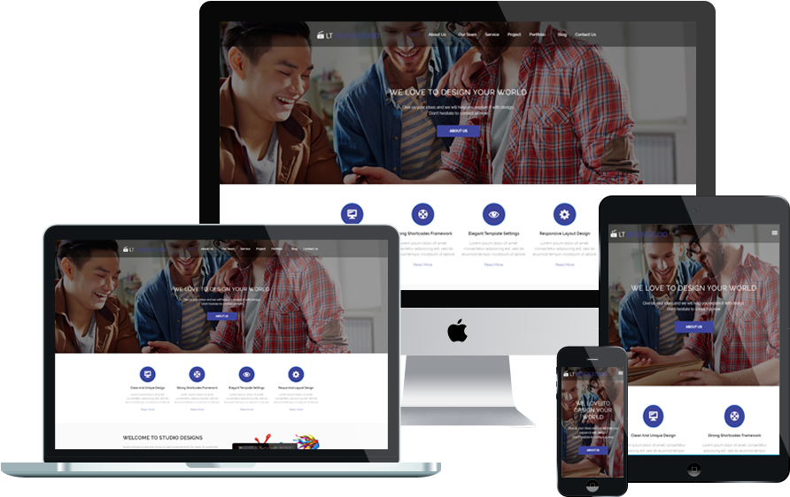 Lt Design Studio Free Responsive Creative / Design - Hotel Booking Joomla Template (1000x750), Png Download