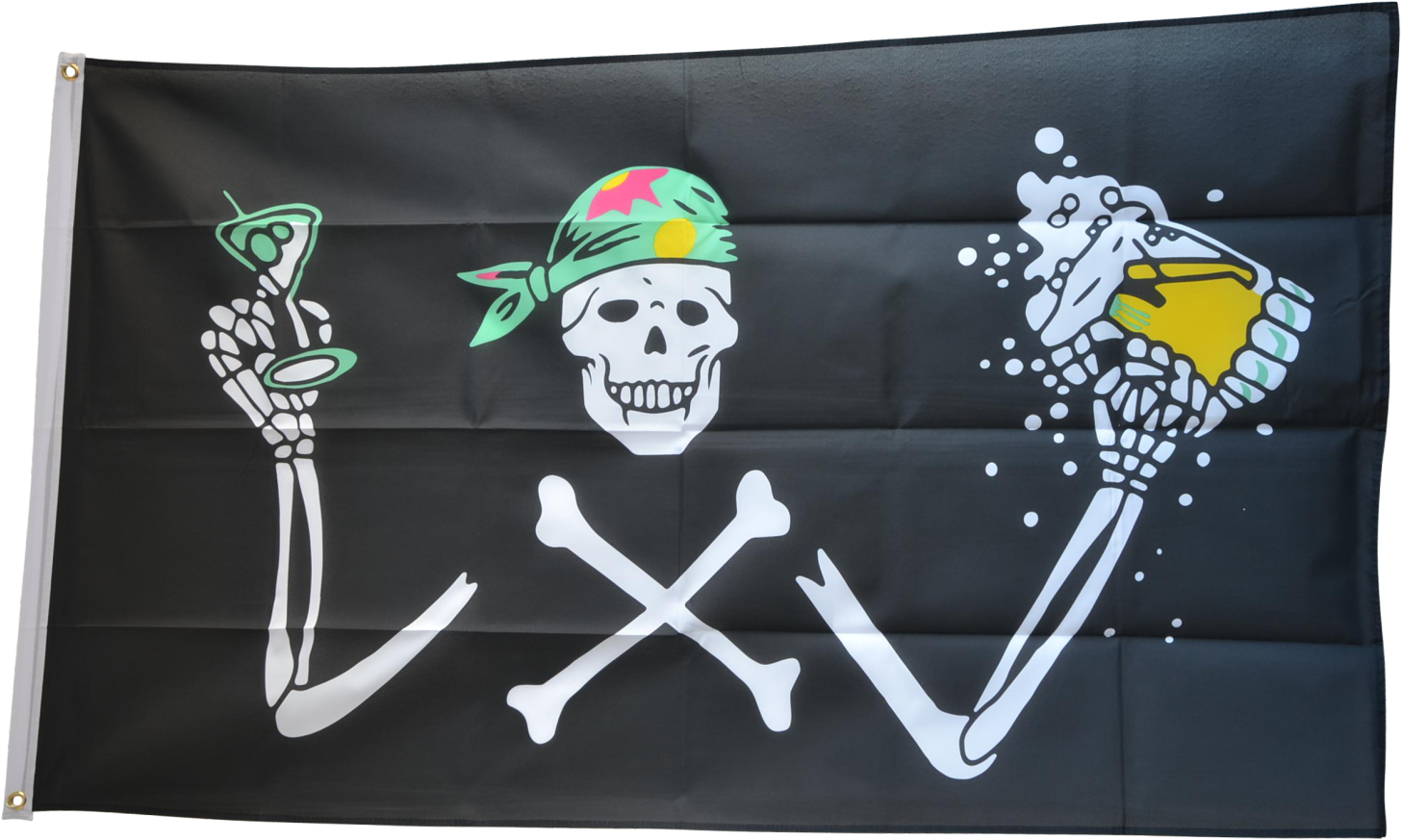 Banderas De Esqueletos (1500x891), Png Download