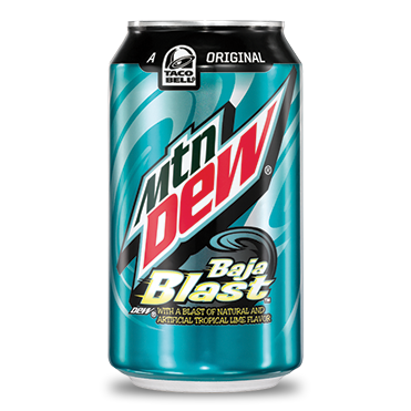 Mountain Dew American Drinks - Mountain Dew Baja Blast Transparent (800x800), Png Download