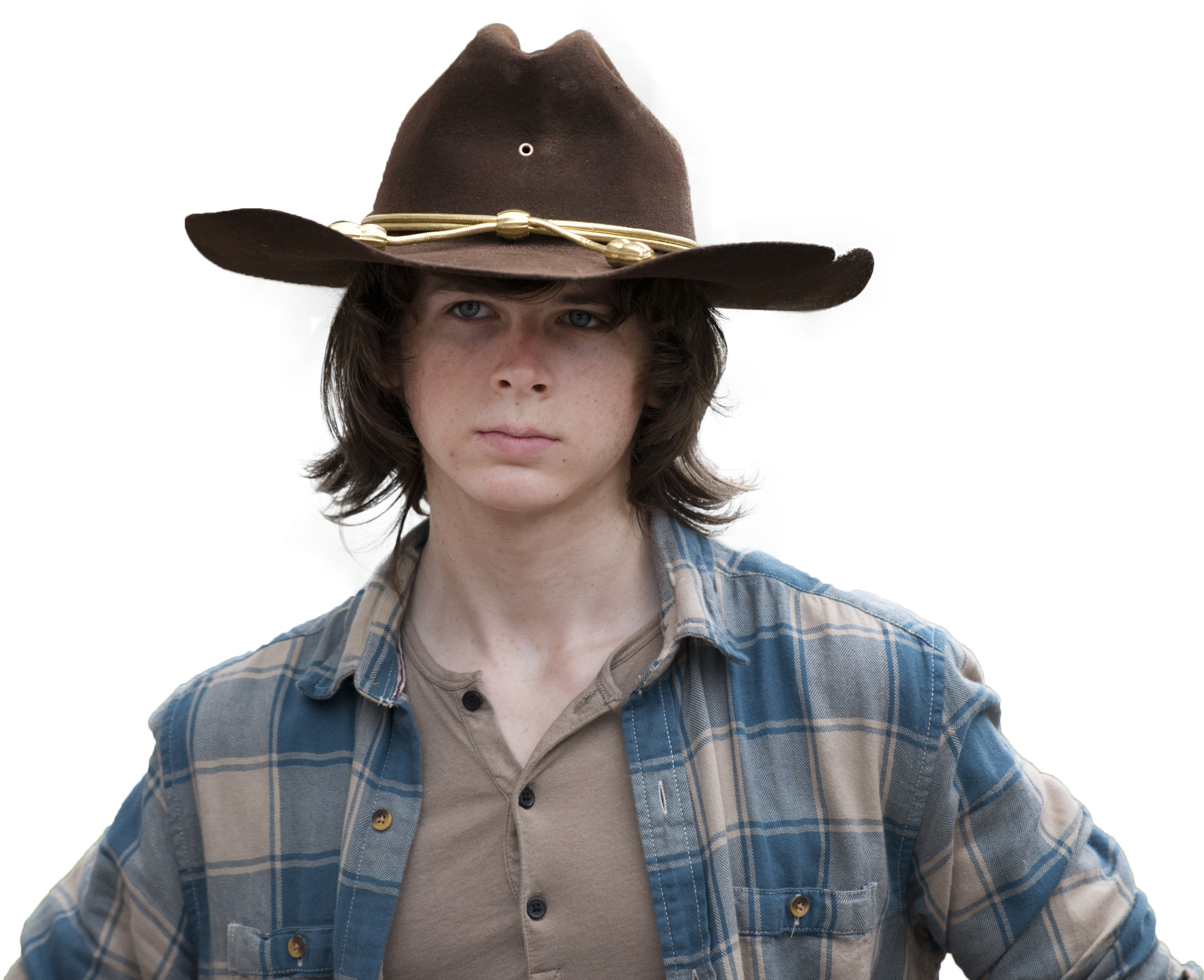 More Information - Carl Grimes (3600x2403), Png Download