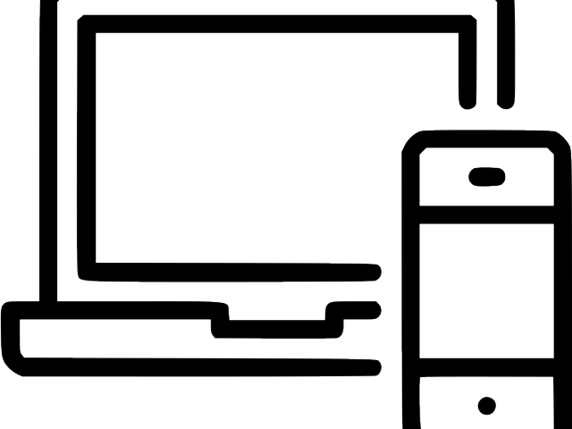 Macbook Clipart Laptop Icon (640x480), Png Download