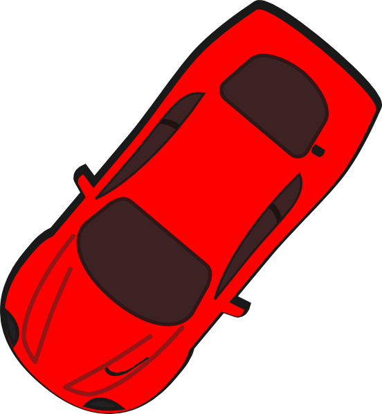 Car Icon Vector Top View (552x597), Png Download