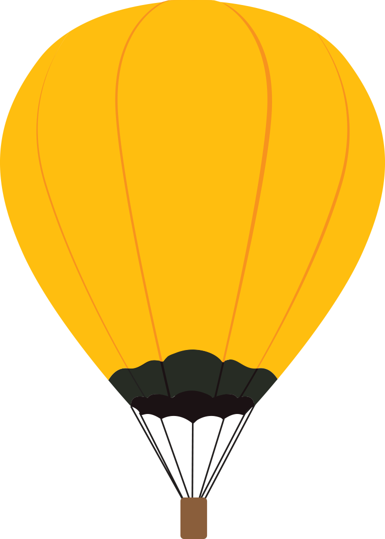 Parachute Clipart Dr Seuss - Hot Air Balloon (770x1078), Png Download