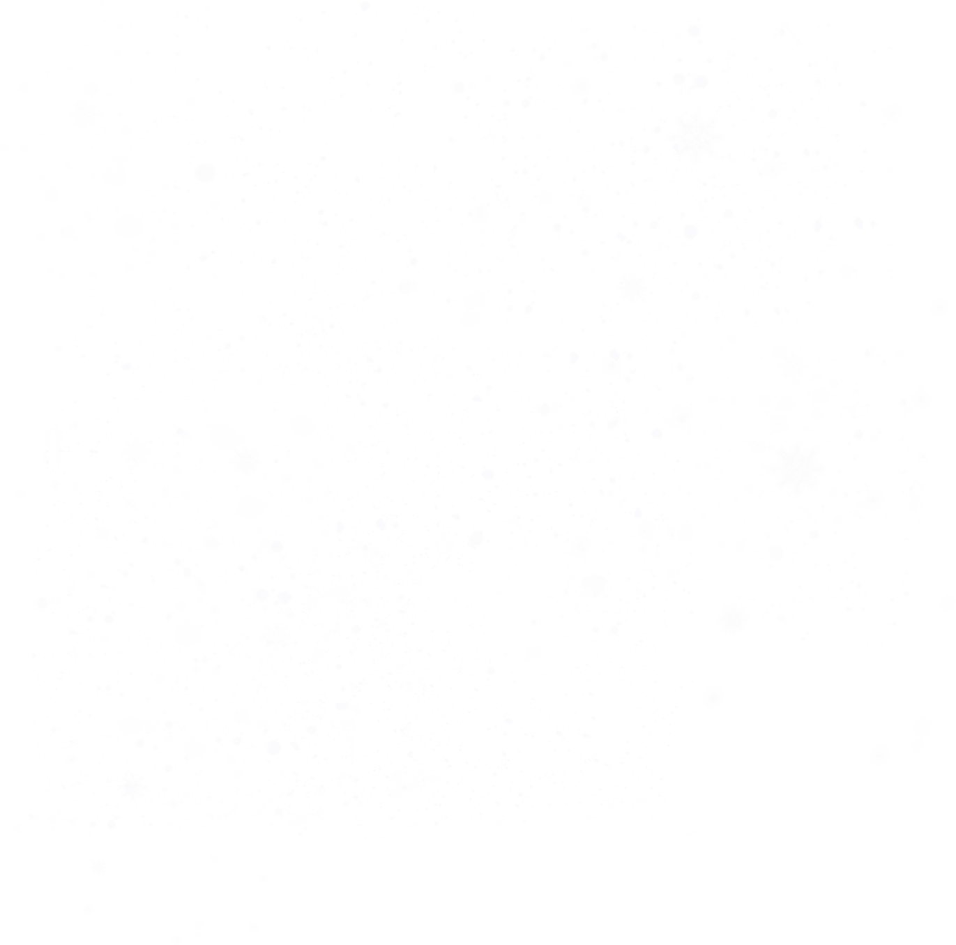 Magical Snowflake Fall - Wrapping Paper (1371x1355), Png Download