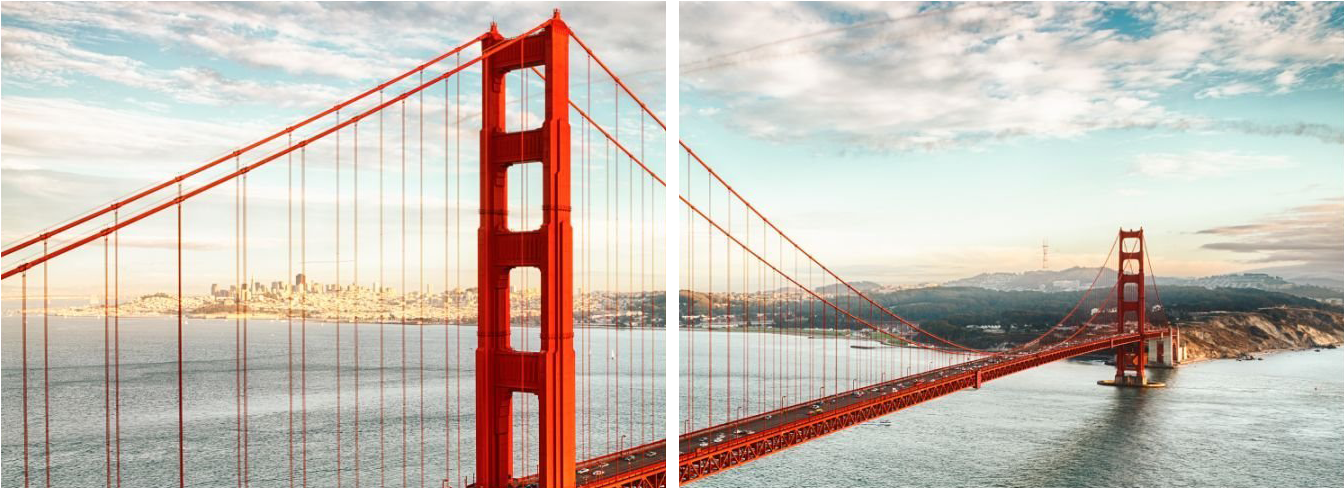 Golden Gate Bridge - Hvor Lang Er Golden Gate Bridge (1500x1500), Png Download