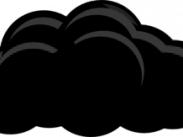 Dark Clipart Thunder Cloud (640x480), Png Download
