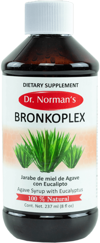 Bronkoplex With Agave And Eucalyptus 11 - Dr Norman Jarabe (1024x1024), Png Download