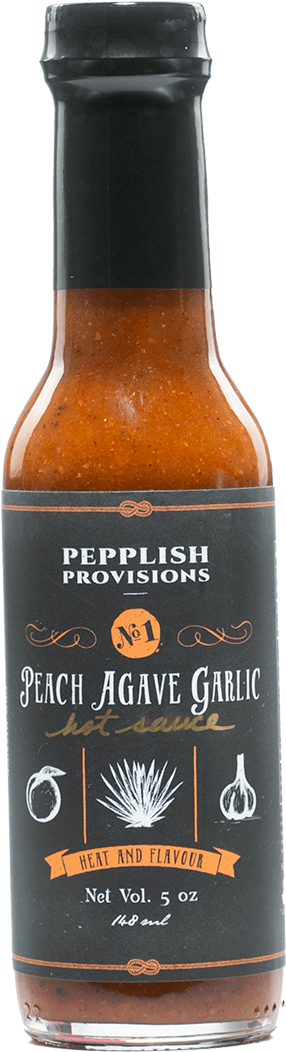 Pepplish Provisions Peach Agave Garlic - Beer Bottle (880x1320), Png Download