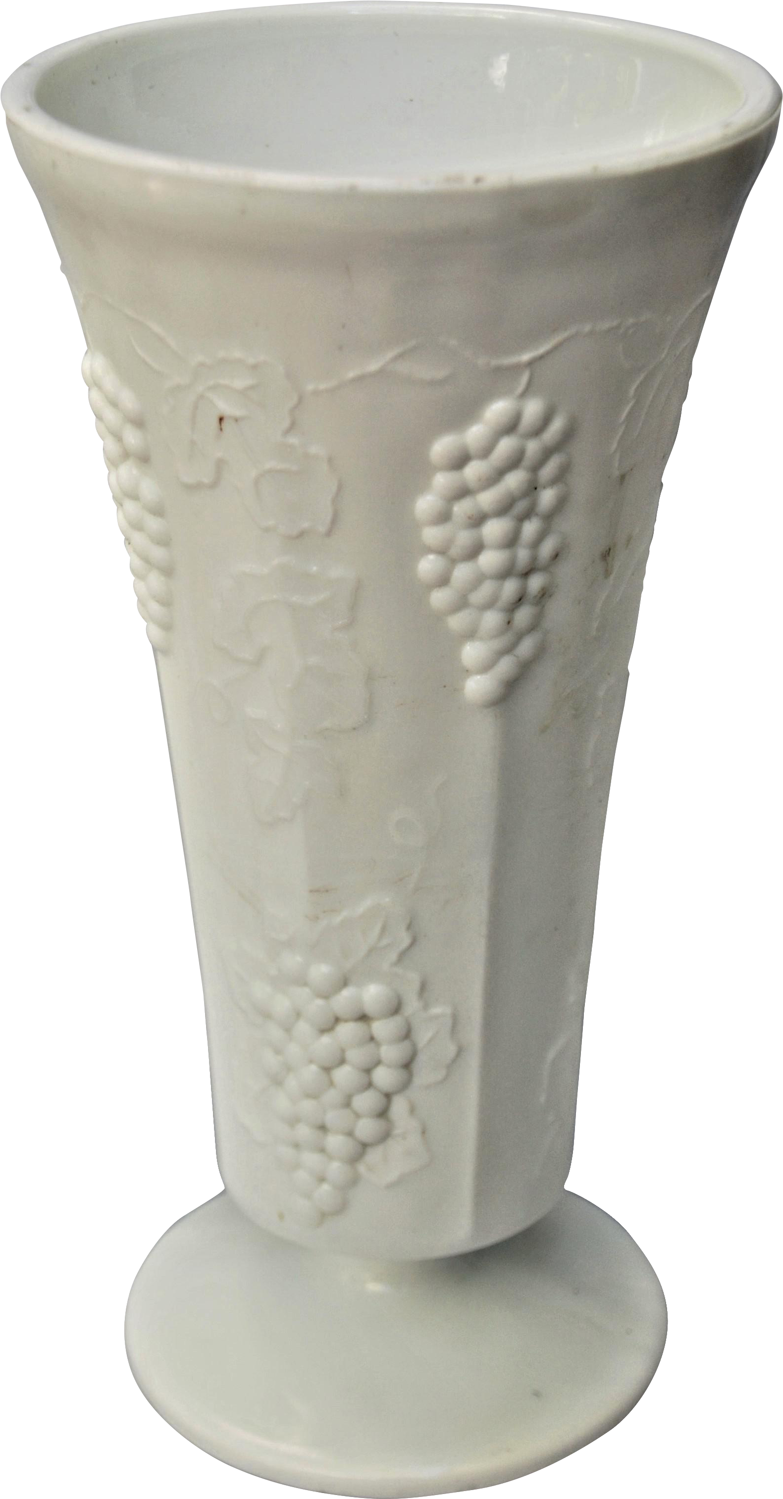 Vintage Colony Harvest Design Milk Glass Vase On Chairish - Vase (1756x3362), Png Download
