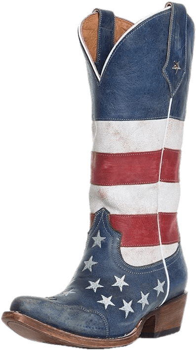 American Flag Women's Cowboy Boot - American Flag Cowboy Boots (504x720), Png Download
