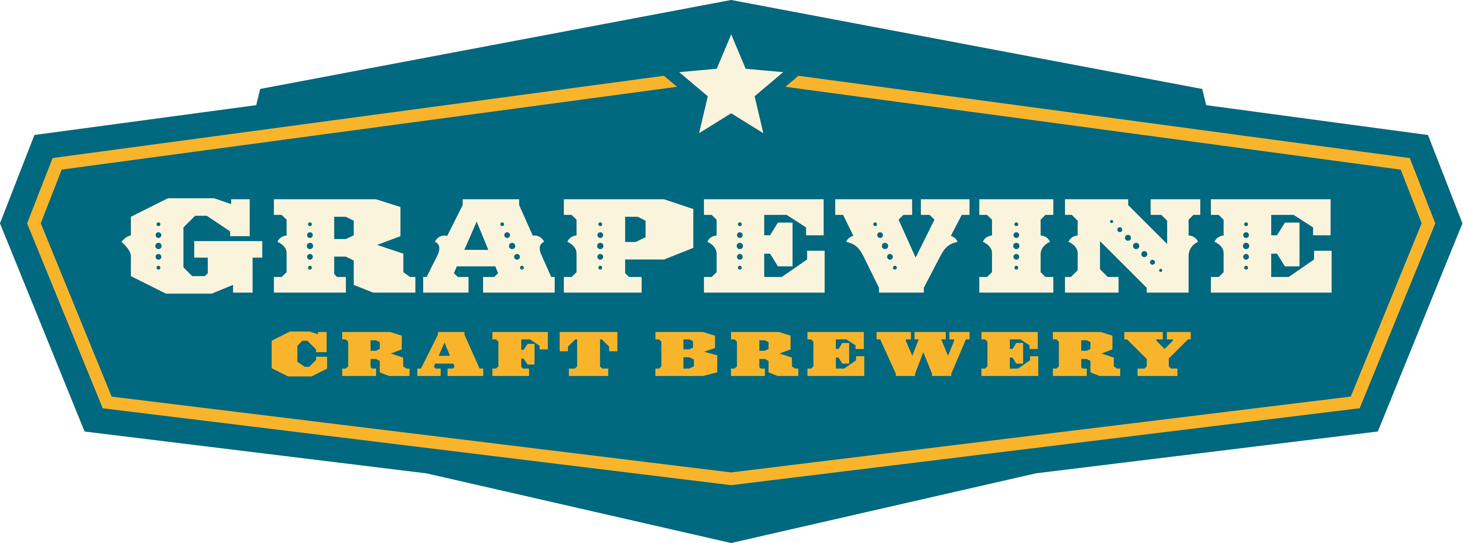 Grapevine - Grapevine Craft Brewery (4867x1808), Png Download