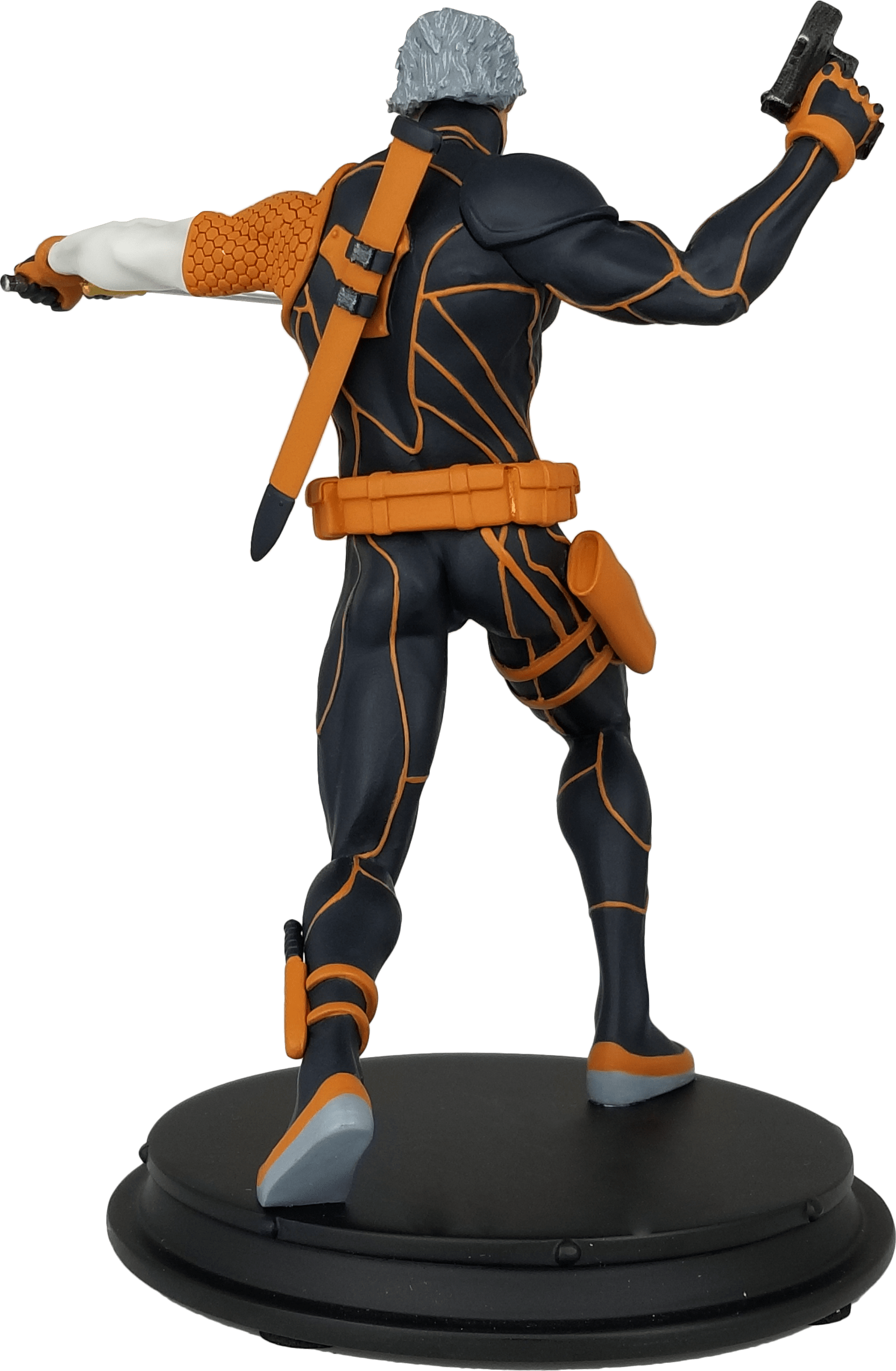 Dc Comics Exclusive Deathstroke Unmasked Rebirth Statue - Figurine (1666x2548), Png Download