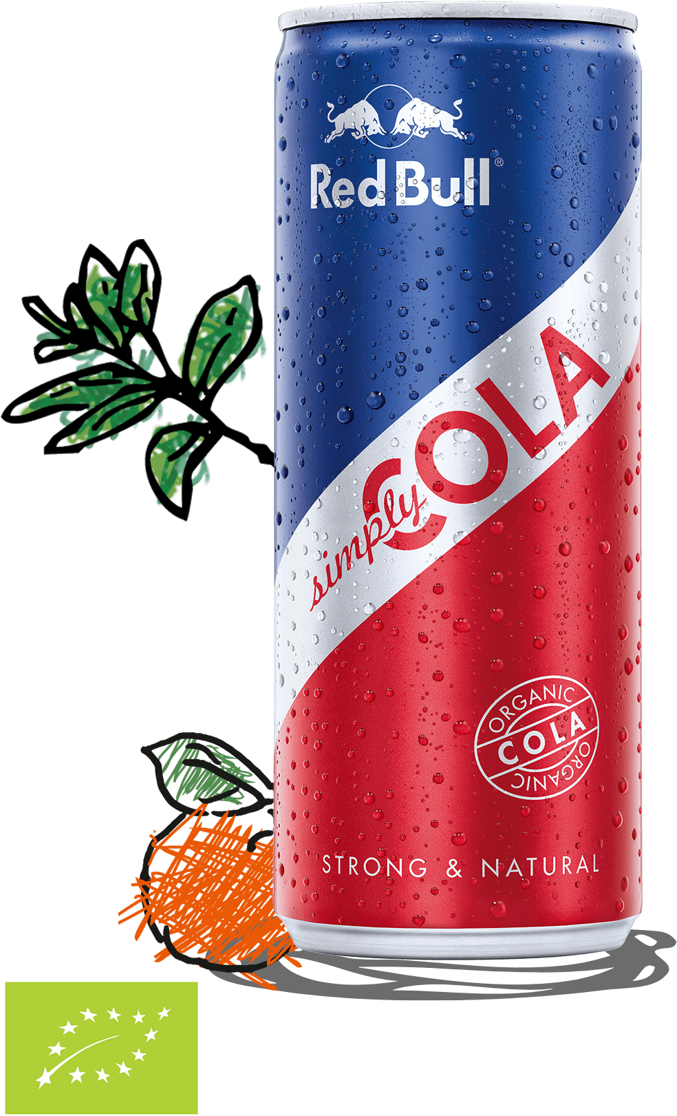 Coca-cola Bottle Png - Simply Cola Red Bull (1398x2139), Png Download