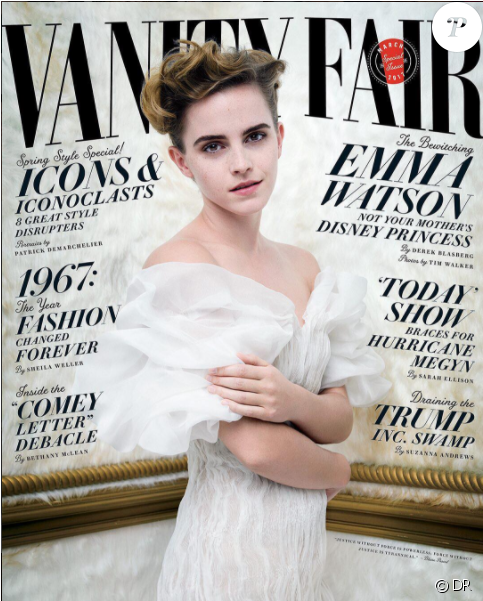 Emma Watson En Couverture Du Magazine Vanity Fair Édition - Vanity Fair (950x600), Png Download