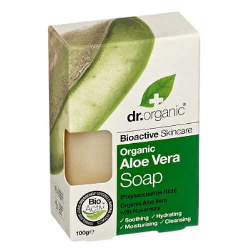 Organic Aloe Vera Soap 100g - Aloe Vera (900x500), Png Download