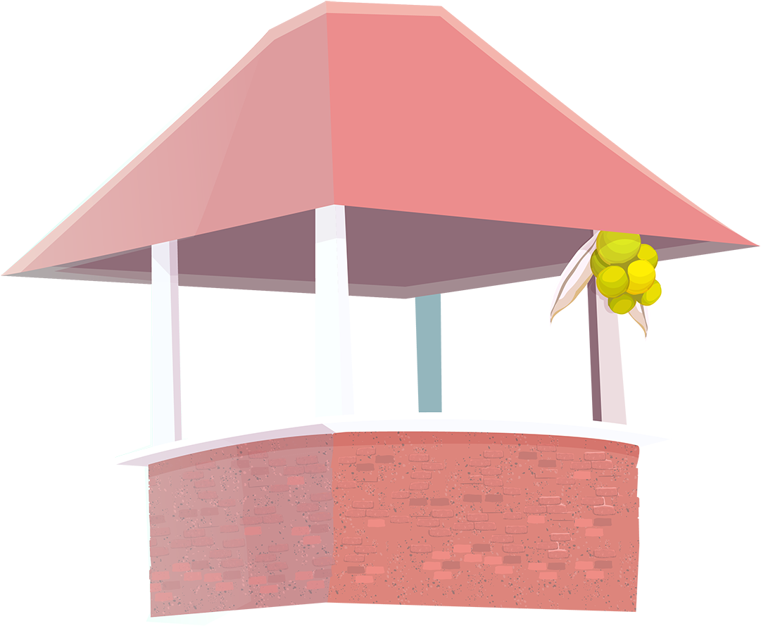 Mundo De Bita Praia - Gazebo (1200x986), Png Download