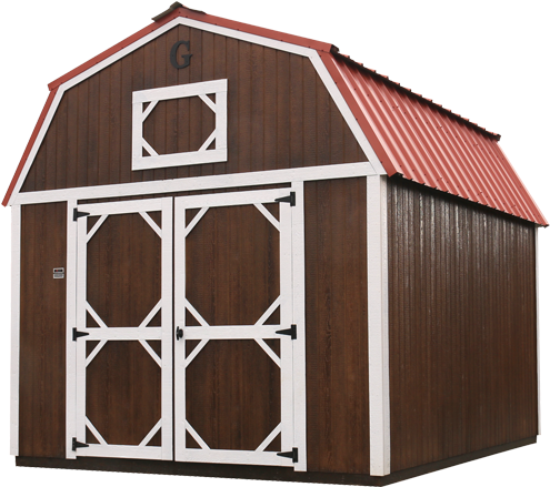 Urethane Lofted Barn - Building (800x533), Png Download