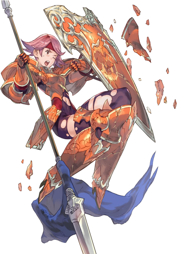 Drawn Armor Fire - Fire Emblem Heroes Gwendolyn (728x830), Png Download