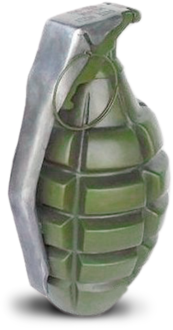 Fragmentation Hand Grenade - Carving (757x1366), Png Download