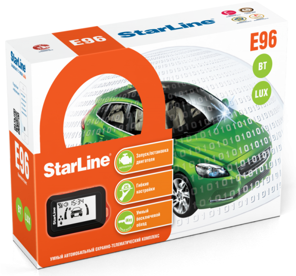 Автосигнализация Starline E96 Bt Lux - New Volvo V40 (600x600), Png Download