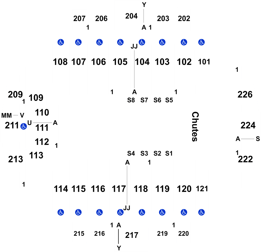 The 25th Pbr - Tacoma Dome Seating Michael Buble (1050x1050), Png Download