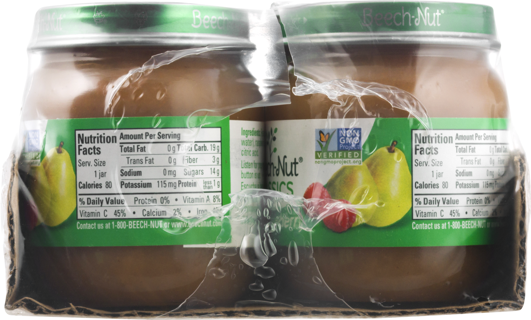 Beech-nut Classics Pear & Raspberry Stage - Kiwifruit (1800x1800), Png Download