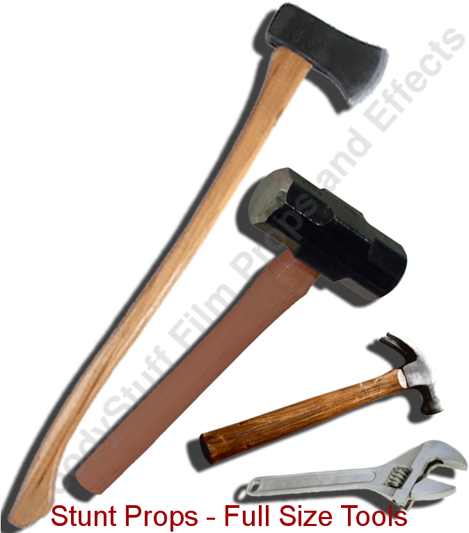 Props Prop Guns, Stage Weapons, Stunt Weapons, Stunt - Fake Hammer Prop (696x768), Png Download