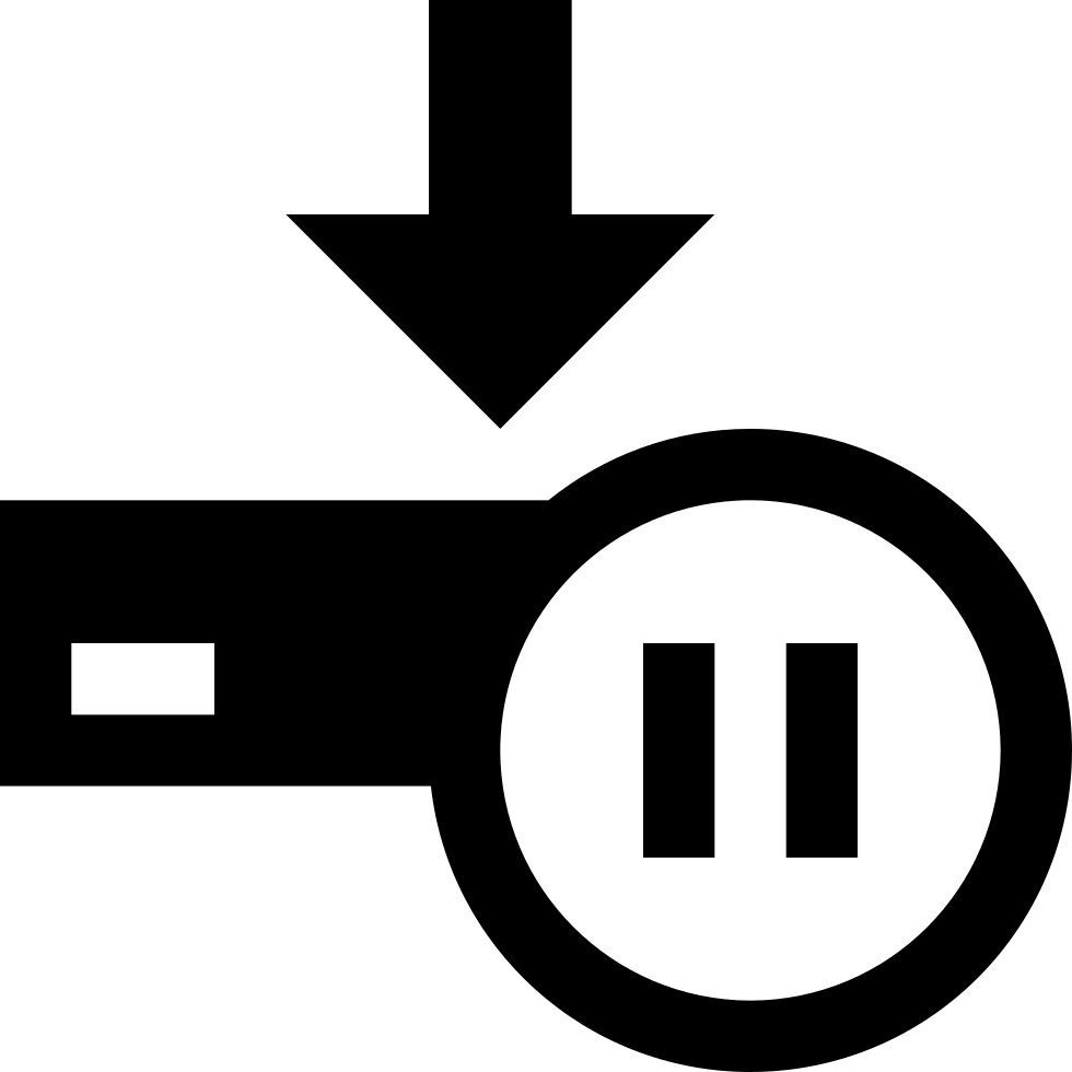 Download Pause Button Comments - Ejecución Icono (980x980), Png Download