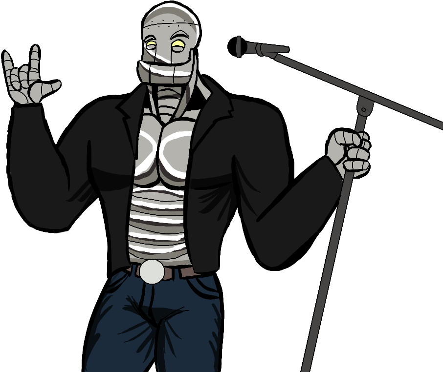 Metalhead - Guitar Hero 5 Metalhead (1000x796), Png Download