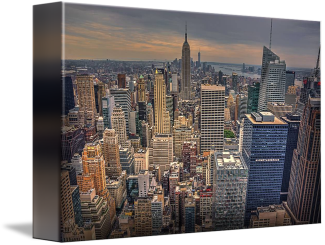 By Stuart Row - New York City (650x489), Png Download