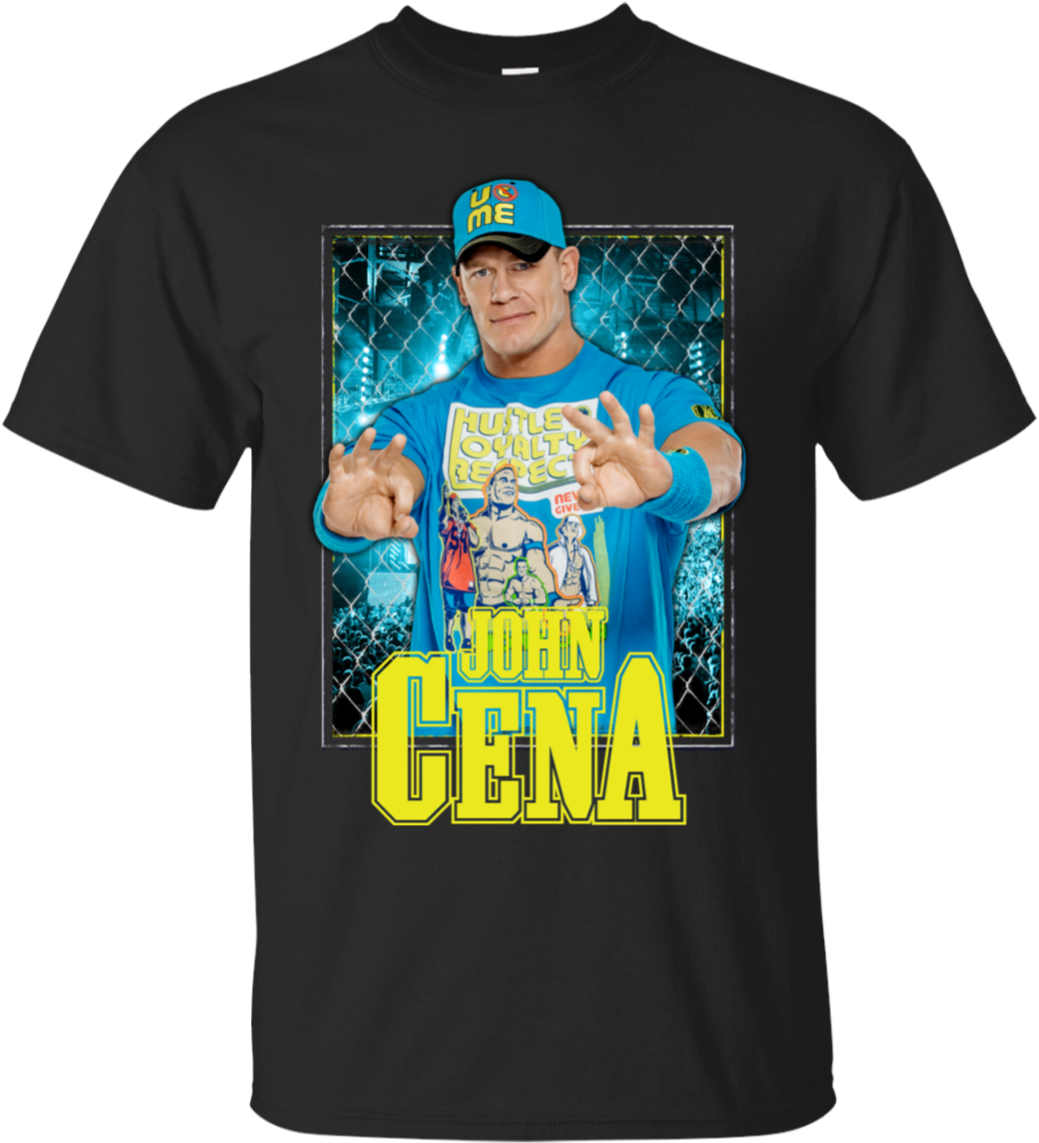 Wwe John Cena Street Scene T-shirt Moano Store $19 - Shirt (1155x1155), Png Download