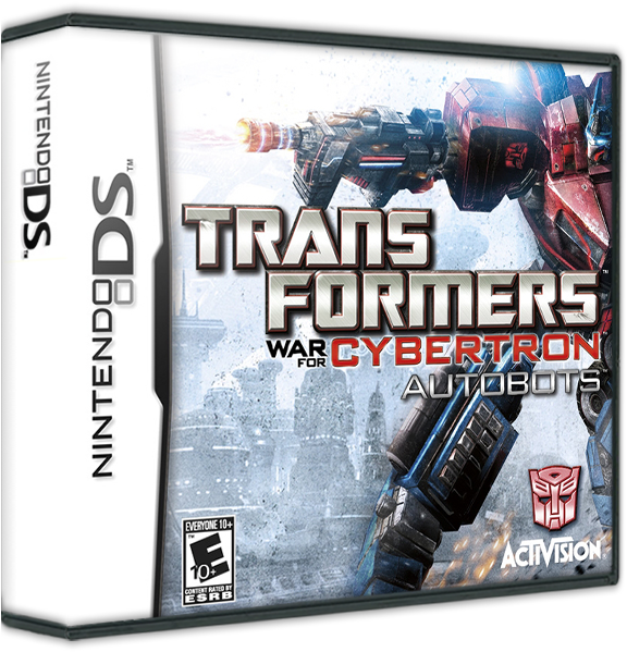 War For Cybertron - Nintendo Ds Transformers War For Cybertron (587x598), Png Download