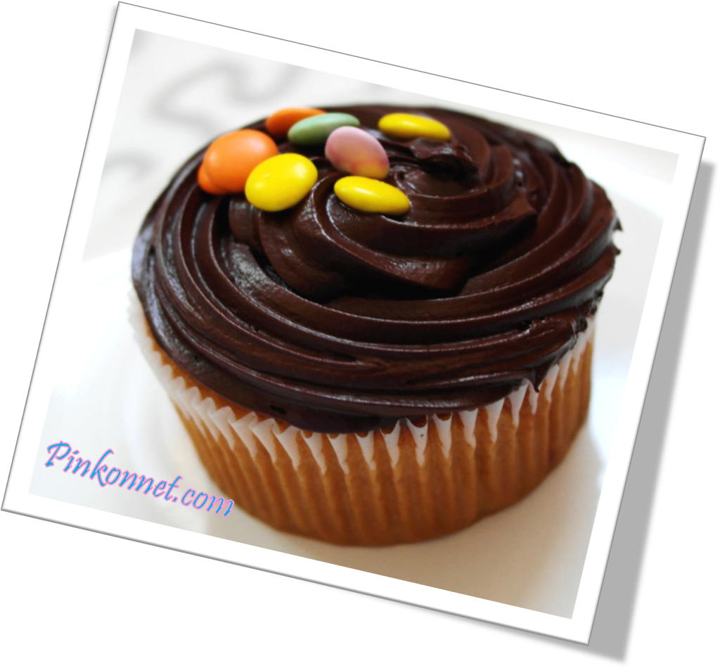 Banana Cupcake With Chocolate - Chocolate (1154x1134), Png Download