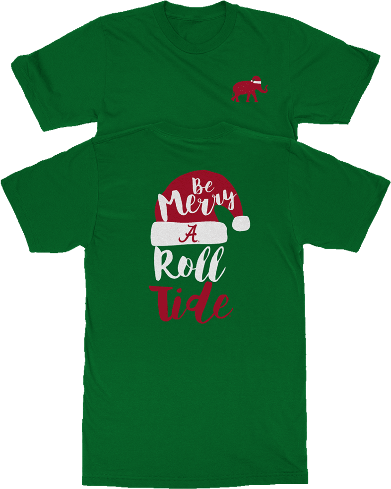 Be Merry & Roll Tide - Active Shirt (967x1024), Png Download